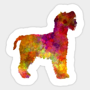 Welsh Terrier in watercolor Sticker